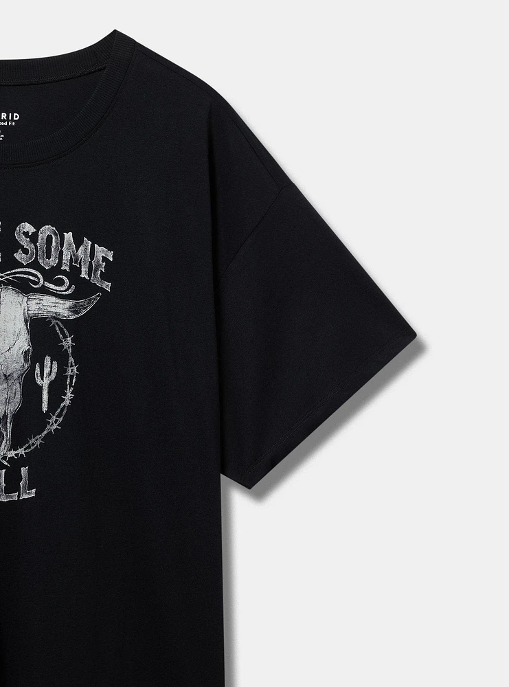 Raise Some Hell Oversized Tunic Tee