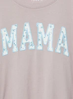 Mama Oversized Embroidered Tee