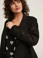 Crochet Sleeve Soho Blazer