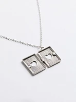 Book Locket Necklace