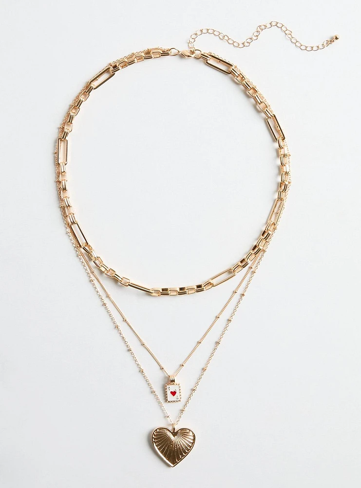 Heart Layered Necklace