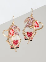 Gnome Valentine Statement Earring