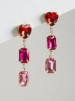 Rhinestone Heart Earring