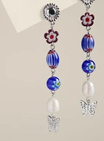 Butterfly Linear Beaded Earring