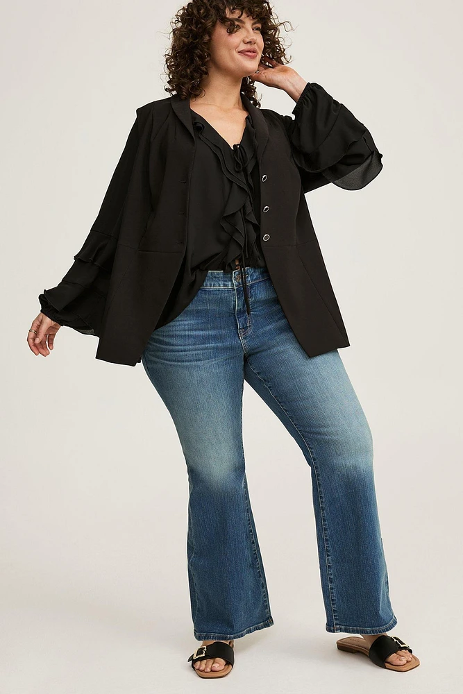 Peplum Tailored Vest