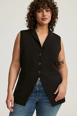 Peplum Tailored Vest