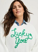 Lucky You Pullover Sweater