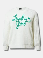 Lucky You Pullover Sweater