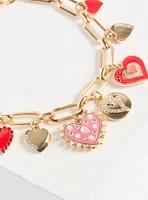 Heart Charm Bracelet