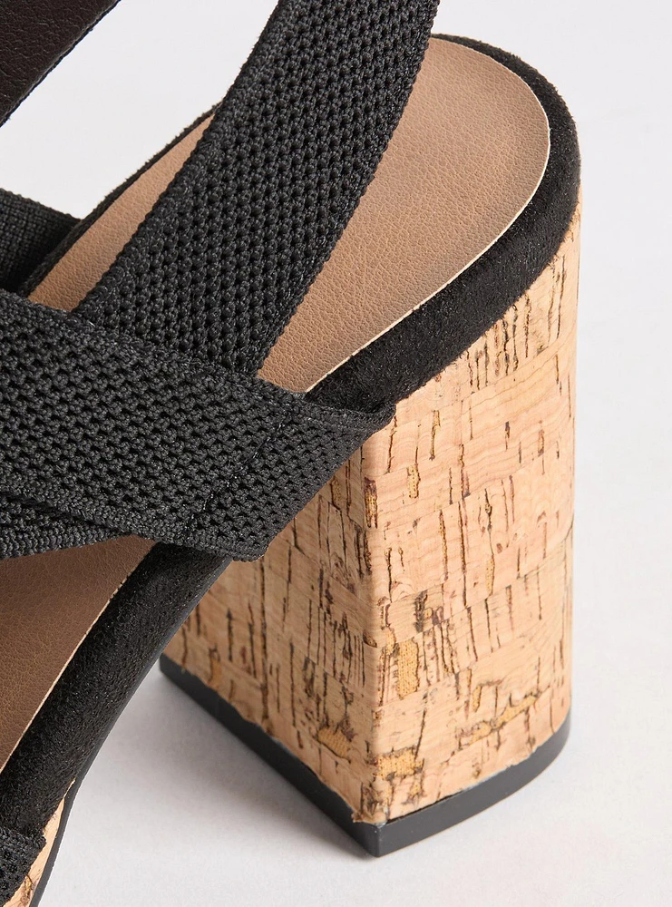 Strappy Platform Heeled Sandal (WW