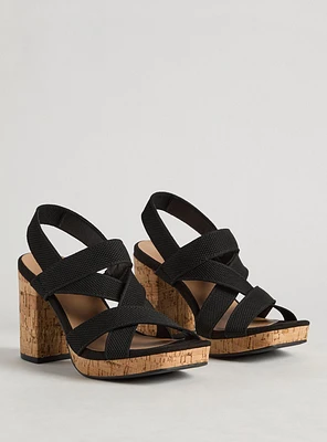 Strappy Platform Heeled Sandal (WW