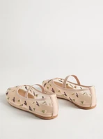 Floral Mesh Mary Jane Flat (WW