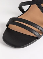 Strappy Block Heel Sandal (WW