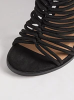 Caged Block Heel Sandal (WW