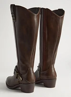 Side Buckle Western Knee Boot (WW