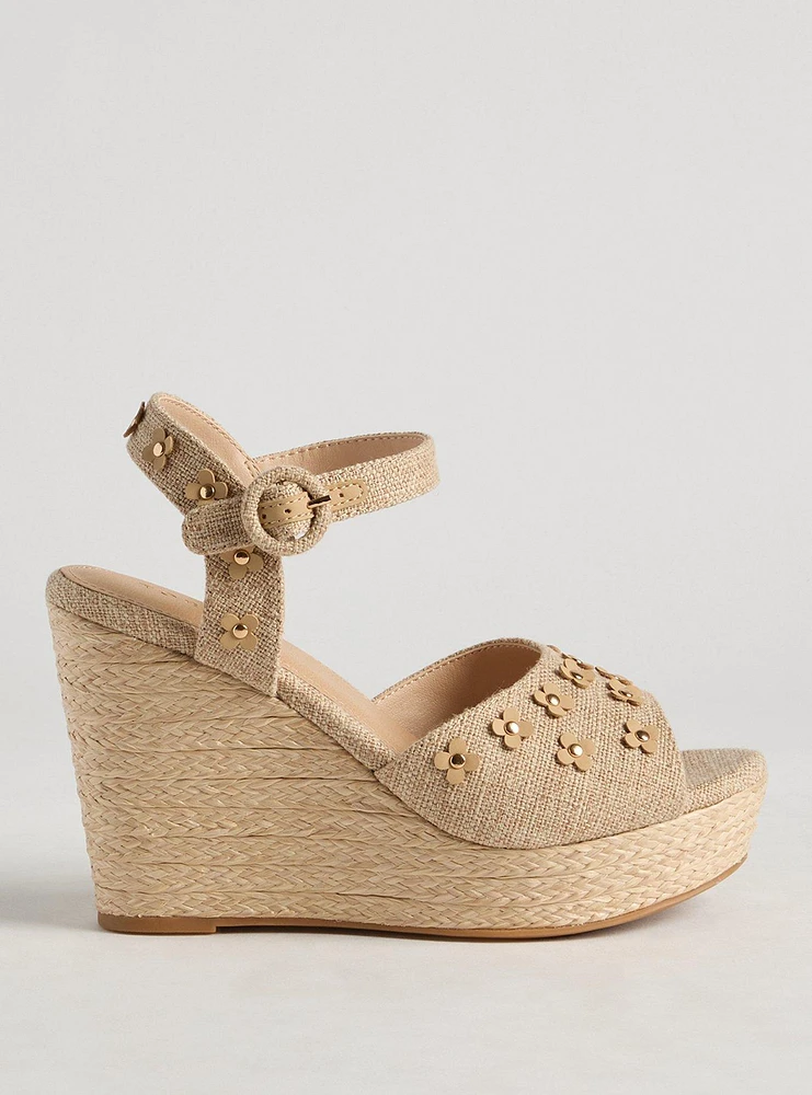 Floral Espadrille Wedge (WW