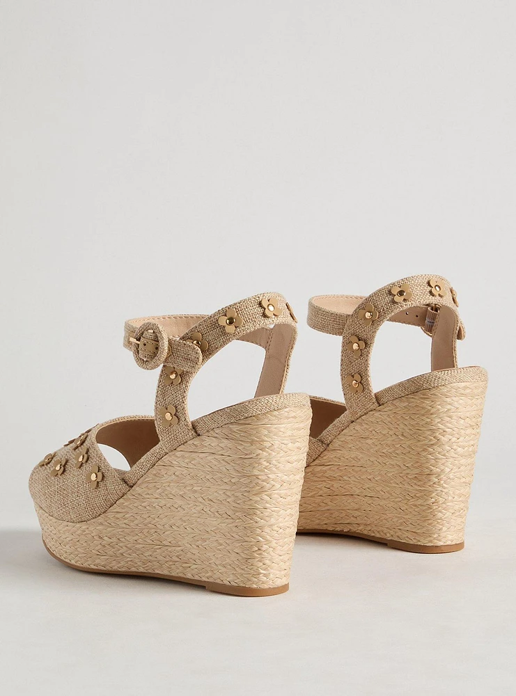 Floral Espadrille Wedge (WW