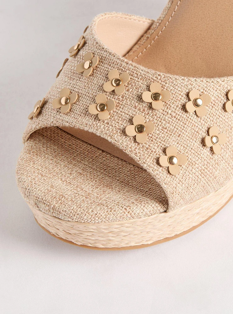 Floral Espadrille Wedge (WW