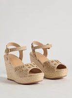 Floral Espadrille Wedge (WW