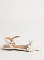 Floral Two-Strap Sandal (WW