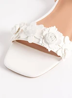 Floral Two-Strap Sandal (WW