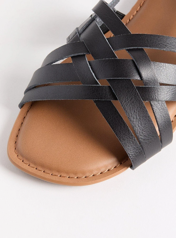 Criss-Cross Strap Sandal (WW