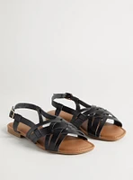 Criss-Cross Strap Sandal (WW