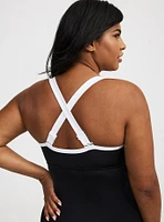 Wire-Free Strappy Cheeky One Piece Swimsuit