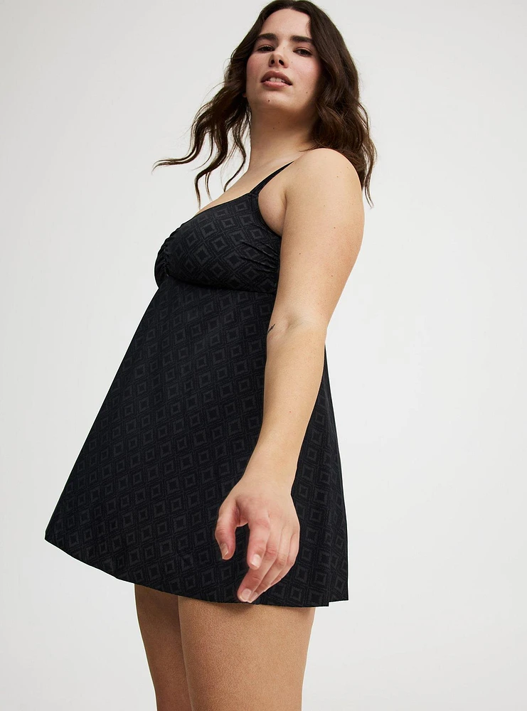 Ring Cutout Swim Dress