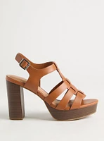 Lug Bottom Heeled Sandal (M