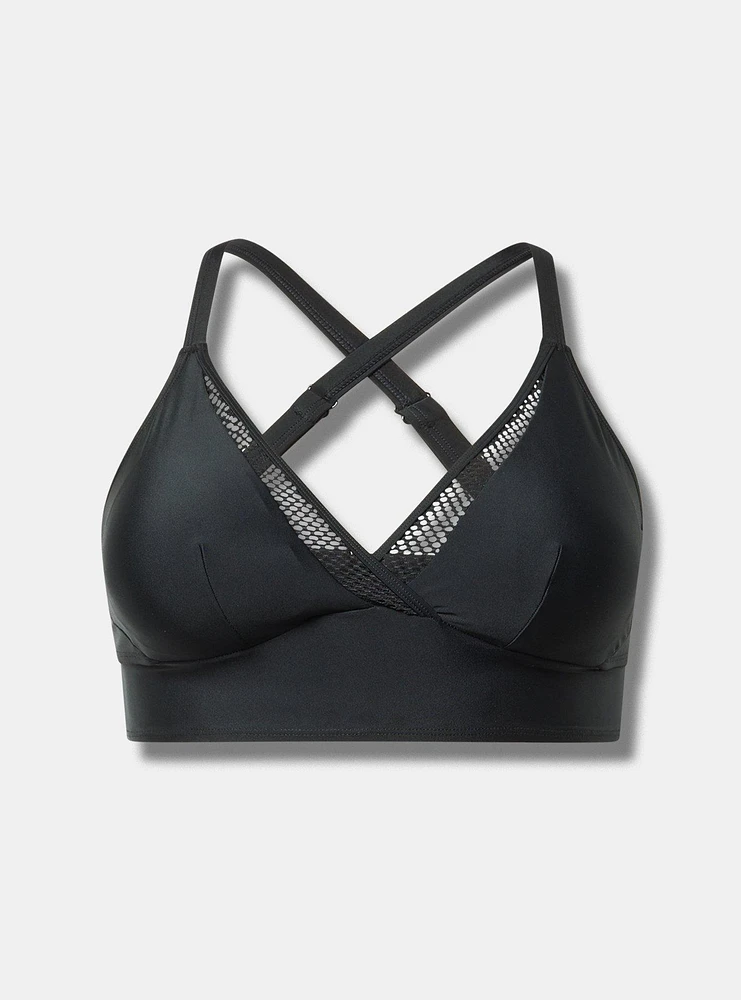 Wire-Free Mesh Triangle Top