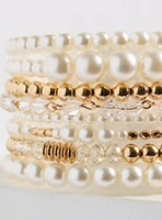 Pearl Cherry Stretch Bracelets