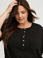 V-Neck Heritage Slub Henley