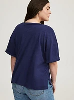 V-Neck Heritage Slub Henley