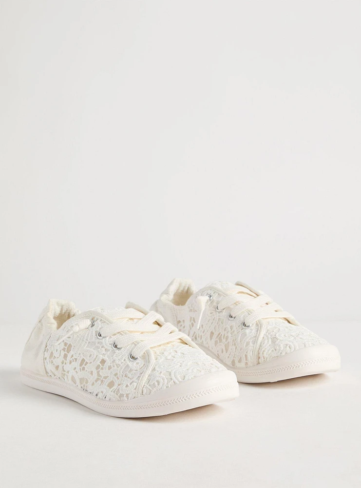 Crochet Ruched Sneaker (WW