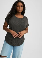 Scoop Neck Dolman Tee