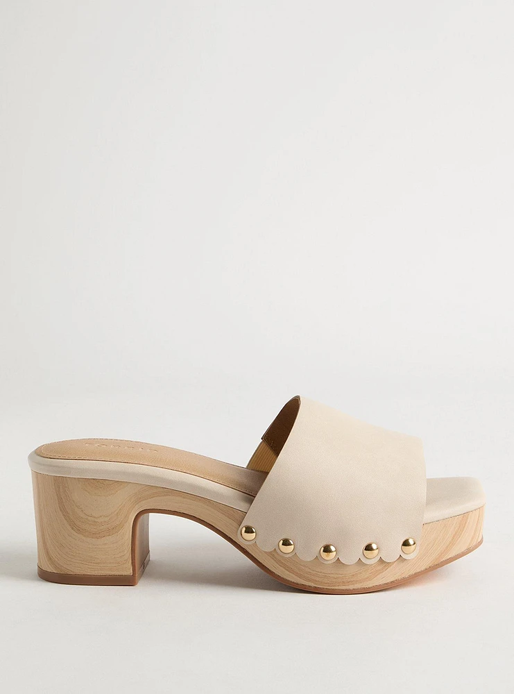 Block Heel Mule (WW)