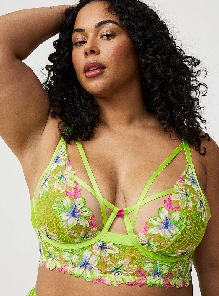 Lace Strappy Underwire Bra