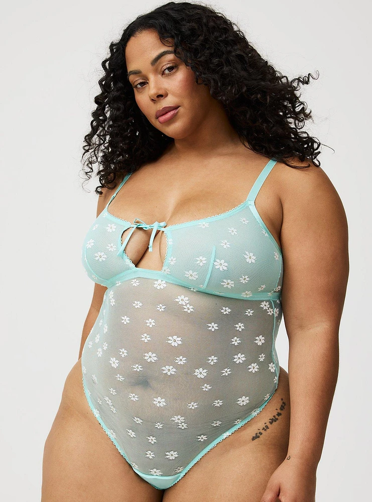 Daisy Lace Wire-Free Bodysuit
