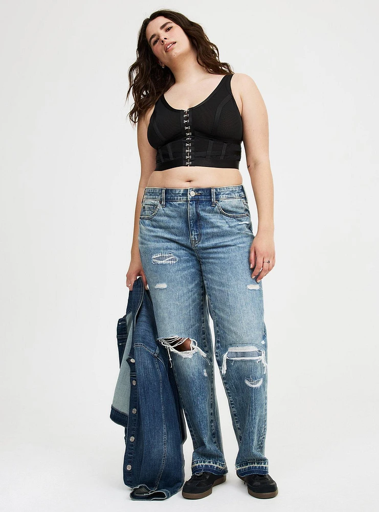 Mesh Regency Punk Bustier