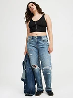 Mesh Regency Punk Bustier