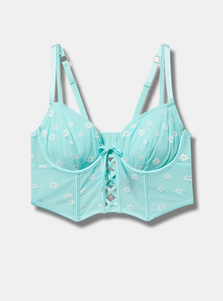 Daisy Lace Underwire Bustier