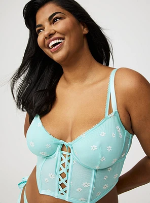 Daisy Lace Underwire Bustier