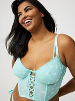 Daisy Lace Underwire Bustier