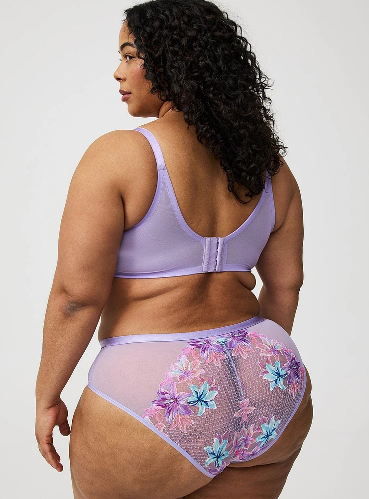 Lace Mid-Rise Hipster Panty