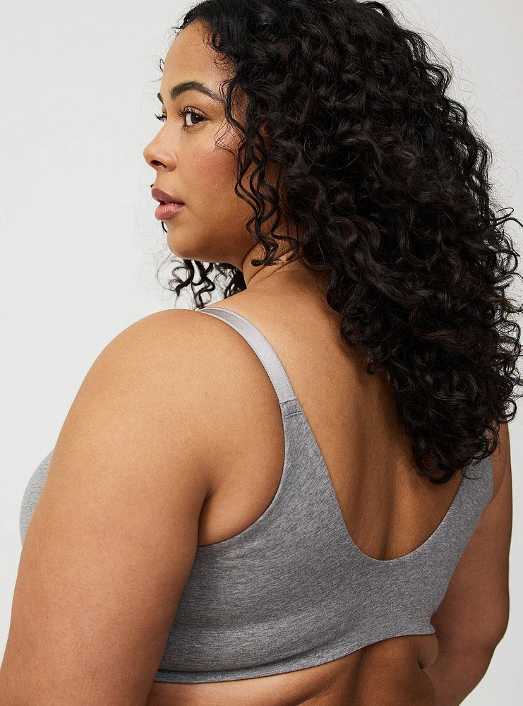 Perfect T-Shirt Push-Up Front-Close Cotton Bra