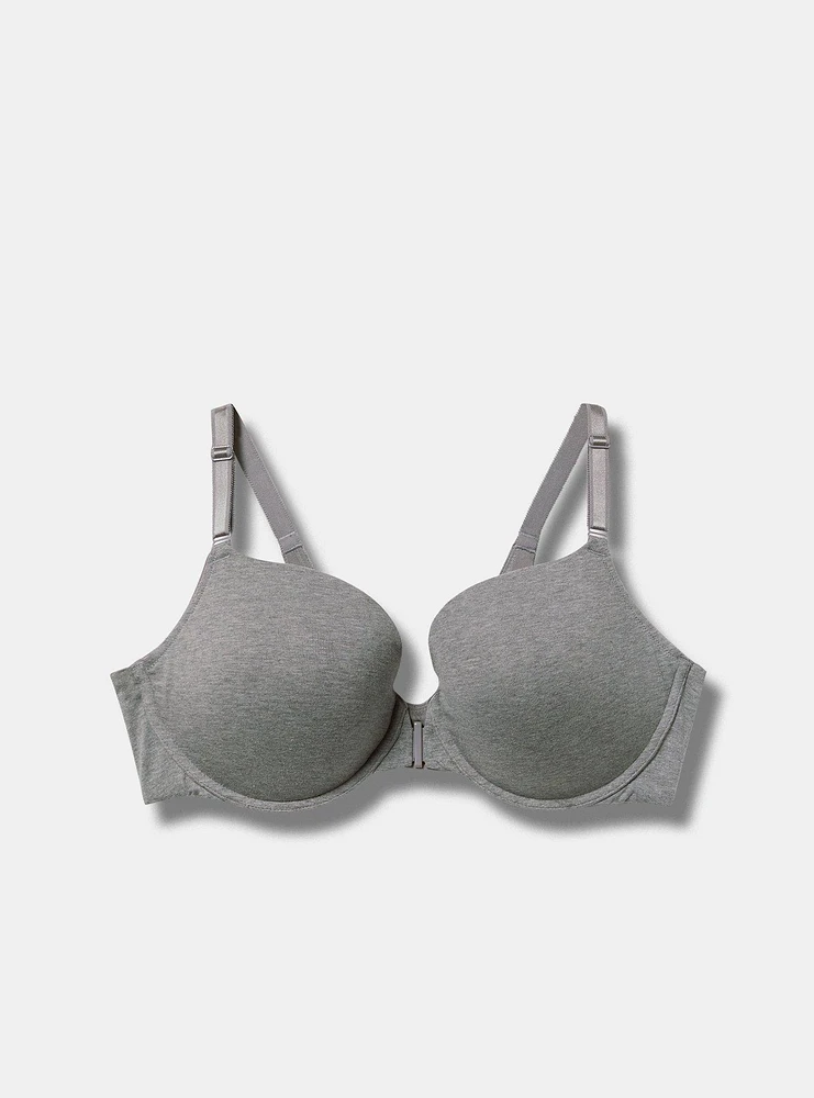 Perfect T-Shirt Push-Up Front-Close Cotton Bra