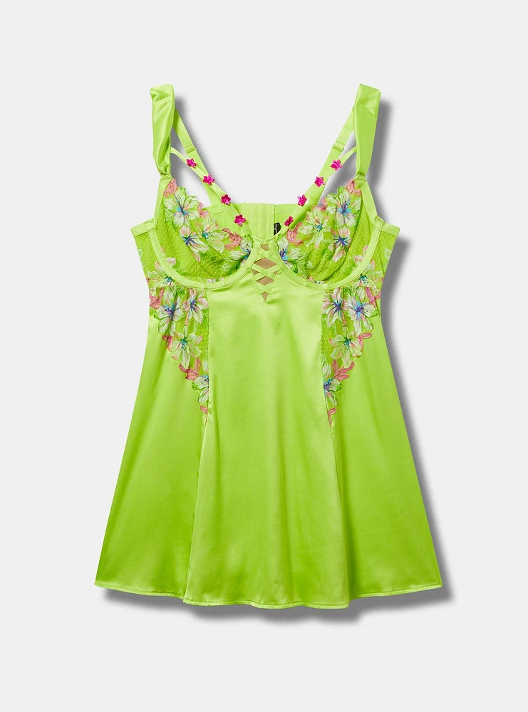 Lily Lace Underwire Slip Dress