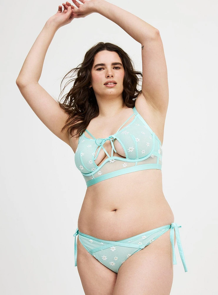 Daisy Lace Underwire Bra