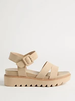 Two-Strap Flatform Sandal (WW